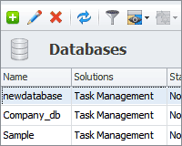 Custom Database Configuration